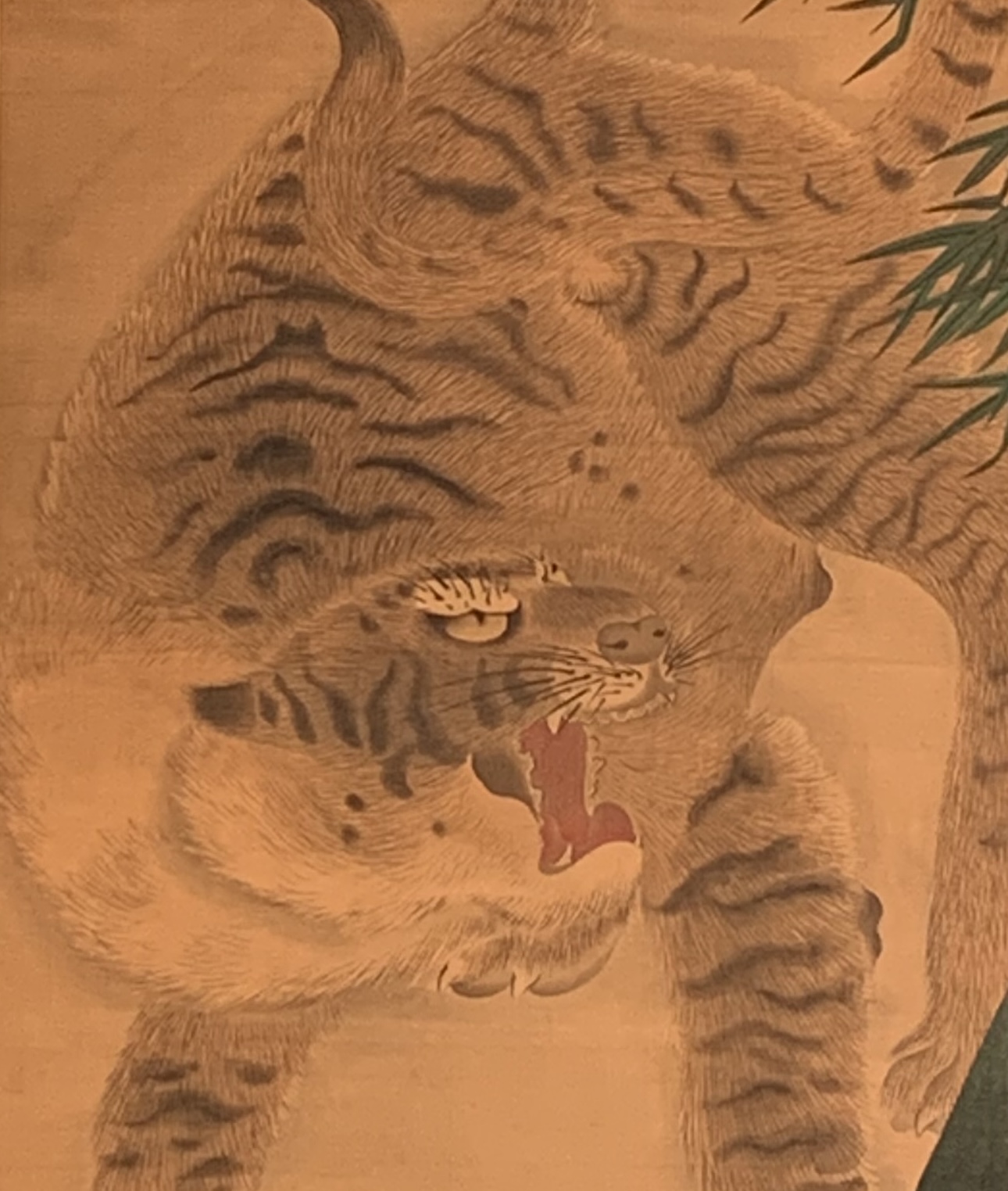 虎を描いた古画